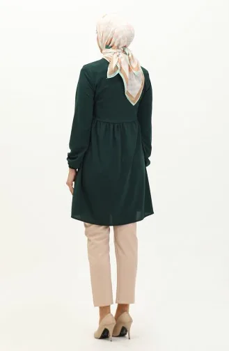 تونيك قصير 7272-09 أخضر زمردي 7272-09