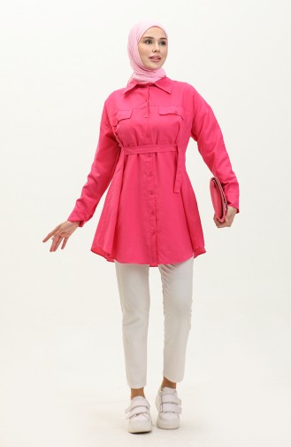 Fuchsia Overhemdblouse 0216-06