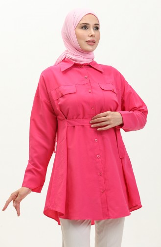 Fuchsia Overhemdblouse 0216-06