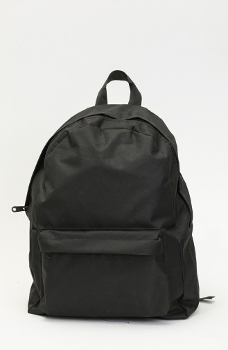 Sac à Dos à Deux Compartiments Pour Femme 5030-01 Noir 5030-01