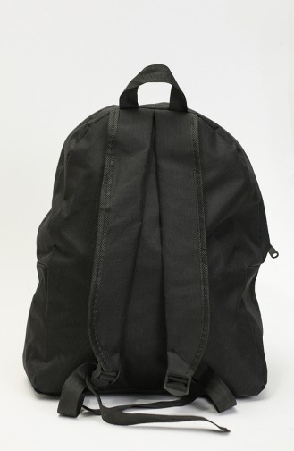 Sac à Dos à Deux Compartiments Pour Femme 5030-01 Noir 5030-01