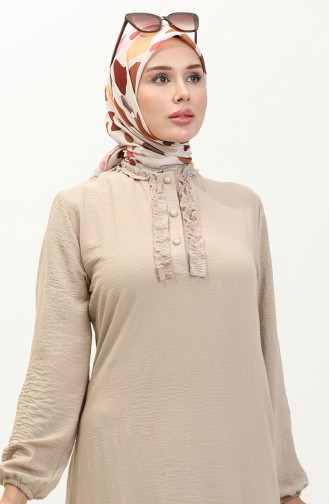 Robe A Froufrous En Tissu Aerobin 1006-04 Vison 1006-04