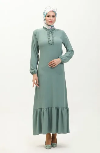 Robe à Volants En Tissu Aerobin 1006-05 Vert 1006-05