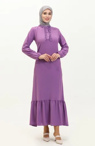 Robe à Volants En Tissu Aerobin 1006-07 Lilas 1006-07