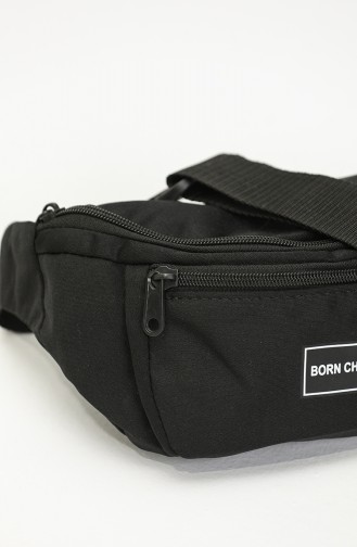 Sac à Bandoulière à Deux Compartiments Born Champs Pour Femme 5028-01 Noir 5028-01