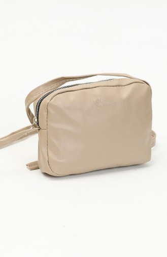 Sac Epaule à Compartiment Unique Pour Femme 5029-01 Vison 5029-01