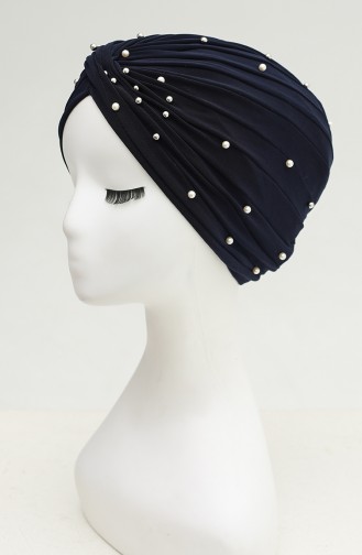 Pearl Cross Bonnet  0032-07 Navy Blue 0032-07