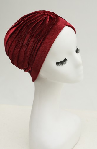 Bonnet Velours 0038-11 Cerise 0038-11