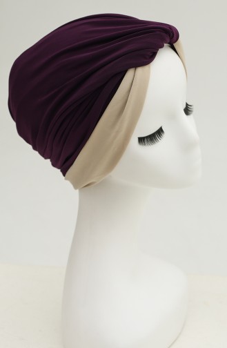 Plum Ready to Wear Turban 1155-11