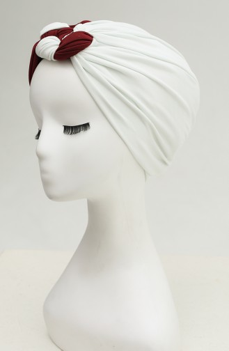 Weinrot Praktischer Turban 9022-05