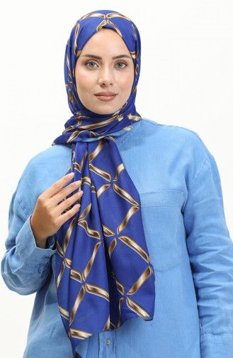 Geometri Desenli Soft Şal 2033-09 Saks