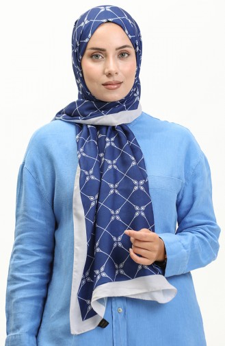 Desenli Pamuklu Şal 2034-08 Saks