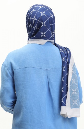 Desenli Pamuklu Şal 2034-08 Saks