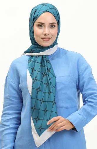 Patterned Cotton Shawl 2034-09 Oil 2034-09