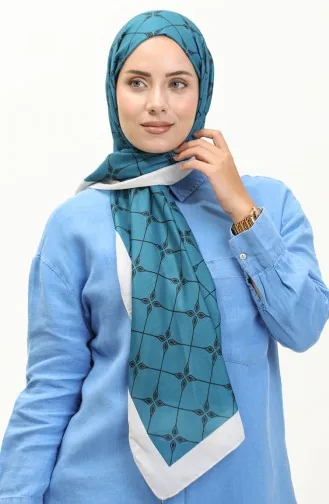 Patterned Cotton Shawl 2034-09 Oil 2034-09