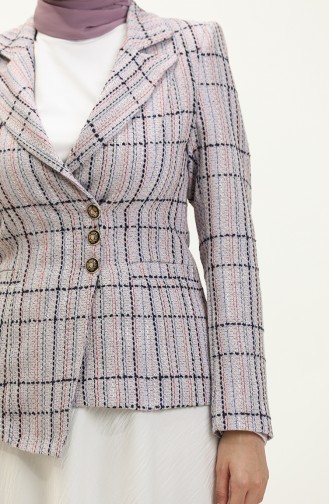 Tweed Crop Jacket 3004-01 Lilac 3004-01