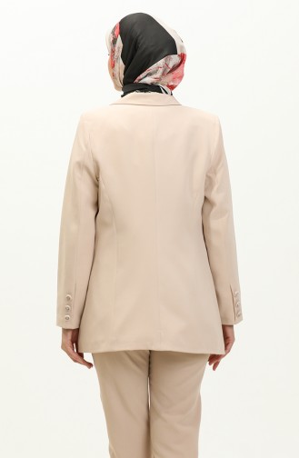 Revers Collar Jacket 5002-01 Stone 5002-01
