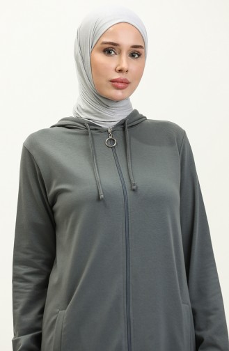  Hooded Long Sports Cape 232330-01 Smoke Colored 232330-01