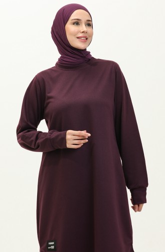 طقم ثنائي خيطان تونيك بنطلون 0044-13 بنفسجي 0044-13