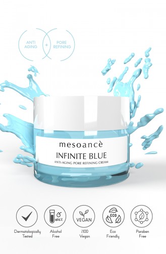 Moisturizing Face Cream Skin Tone Equalizer Brightening All Skin Types Infinite Blue 50ml 0824875