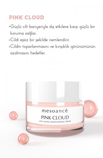 Moisturizing Face Cream Vegan All Skin Types 50 ml Pink Cloud 0824882