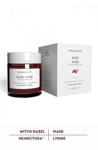 Ruby Pore Verstevigend En Olie-Balancerend Masker 100 Ml 0824899