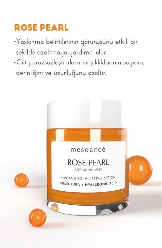Mesoance Pore Firming Face Mask 100 Ml Rose Pearl Anti-aging Masker 0824905