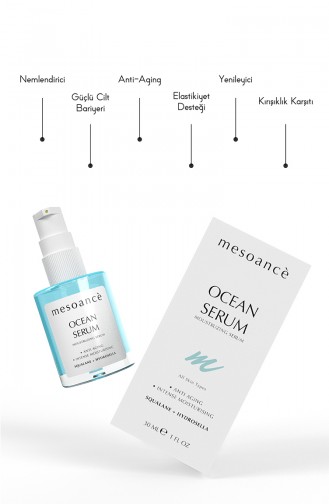 Cilt Serumu Nemlendirici Bariyer Onarıcı Yenileyici Serum Ocean Moisturizing 30ml