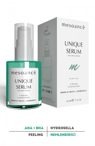 Skin Serum Blemish - Anti-Acne Renewing Purifying Serum Unique with Aha and Bha Content 30 ml 0824950