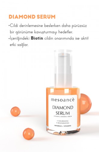 Diamond Vitamin Mineral Serum - Vitamin ve Mineraller İçeren Besleyici Cilt Serumu 30 ml