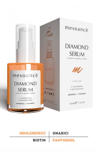 Diamond Vitamin Mineral Serum - Vitamin ve Mineraller İçeren Besleyici Cilt Serumu 30 ml