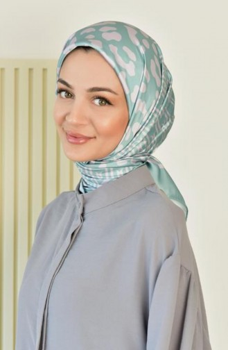 وشاح رايون بطباعة رقمية Dsn 24 Mint Rayon24 029 4082