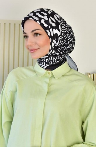 وشاح رايون للطباعة الرقمية DSN 24 أسود Rayon24 001 4083
