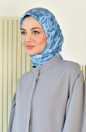 وشاح رايون ألفين منقوش DSN 23 أزرق Rayondsn23 064 4117