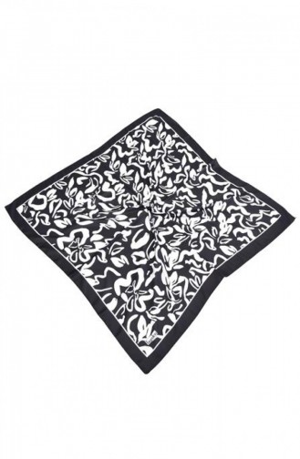 Rayon Alvin Desenli Eşarp Dsn 23 Siyah Rayondsn23 001