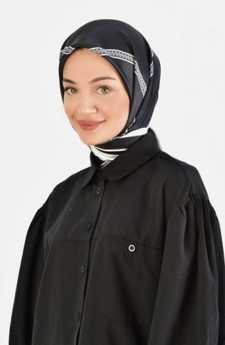 Siyah Beyaz Eşarp Serisi D 16 Sıyahbeyazesarp D 16