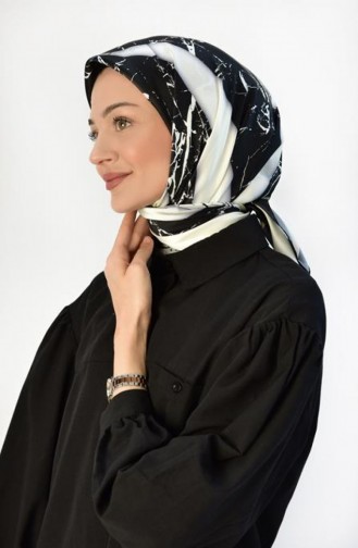 Siyah Beyaz Eşarp Serisi D 18 Sıyahbeyazesarp D 18