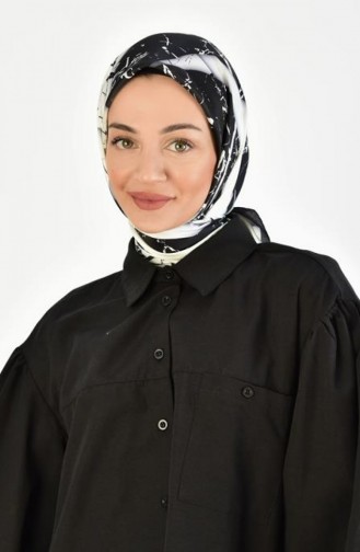 Siyah Beyaz Eşarp Serisi D 18 Sıyahbeyazesarp D 18