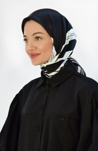 Siyah Beyaz Eşarp Serisi D 20 Sıyahbeyazesarp D 20