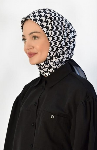 Siyah Beyaz Eşarp Serisi D 7 Sıyahbeyazesarp D 7
