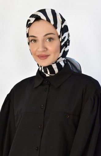 Siyah Beyaz Eşarp Serisi D 9 Erp Den Gelenler Eşarp Sıyahbeyazesarp D 9