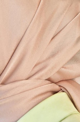 Janjan Satin Evening Dress Scarf Biscuit Beige Janjanesarp00 024 4184
