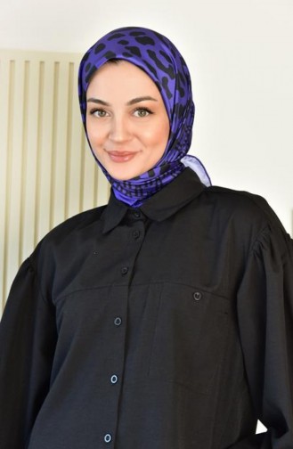 Rayon Digital Printing Scarf Dsn 24 Purple Rayon24 028 4205