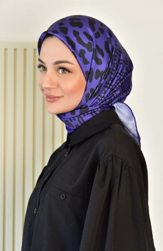 Rayon Digital Printing Scarf Dsn 24 Purple Rayon24 028 4205