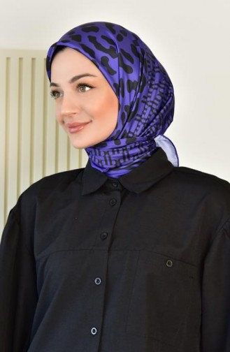 Rayon Digital Printing Scarf Dsn 24 Purple Rayon24 028 4205