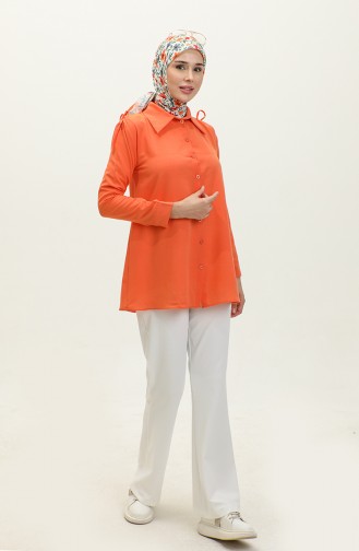 Basic Shirt 0222-02 Orange 0222-02