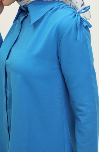 Basic Gömlek 0222-04 Mavi