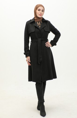 Cashmere Coat 71113-01 Black 71113-01