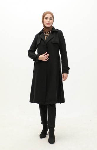 Cashmere Coat 71113-01 Black 71113-01