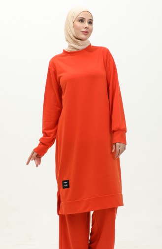 Two String Tunic Trousers Double Suit 0044-12 Orange 0044-12